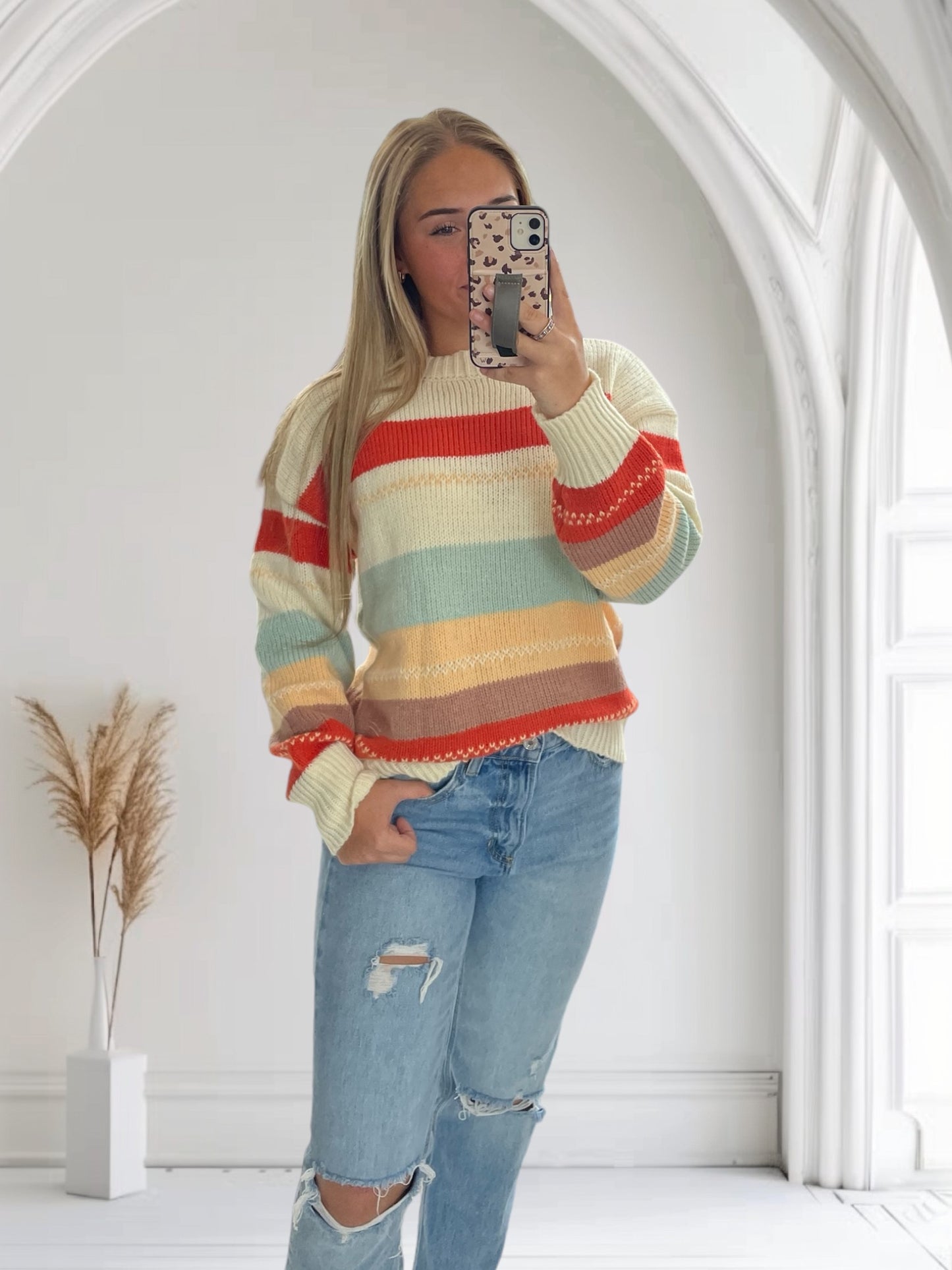 Colorful Stripe Sweater