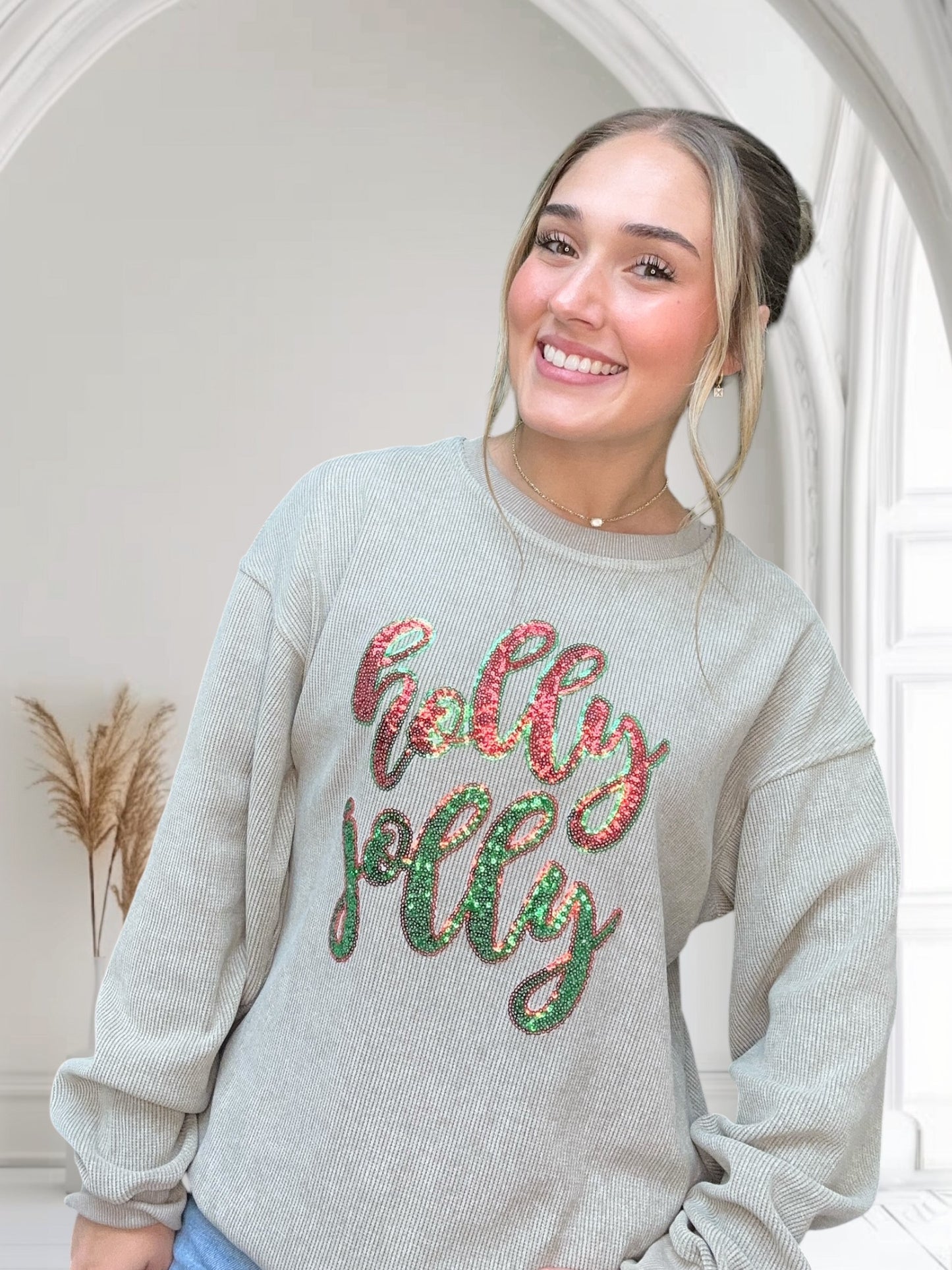 Holly Jolly Sequin Sweater