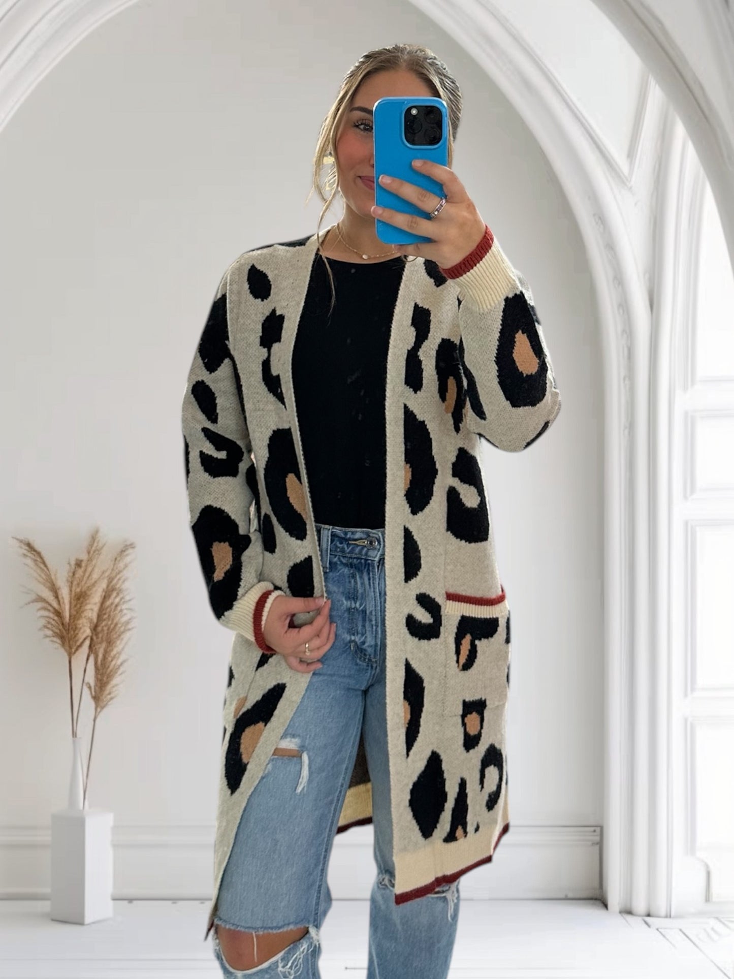 Leopard Print Cardigan