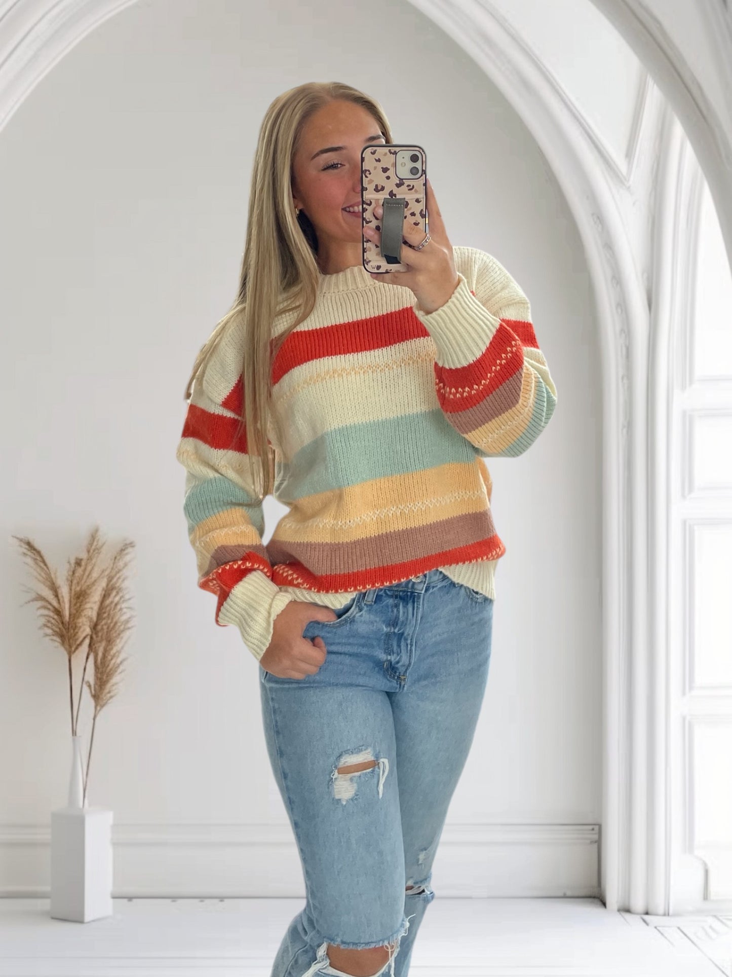 Colorful Stripe Sweater