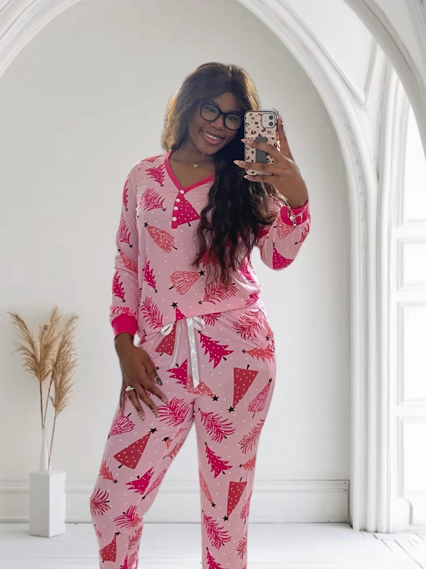 Pink Tree Pajamas