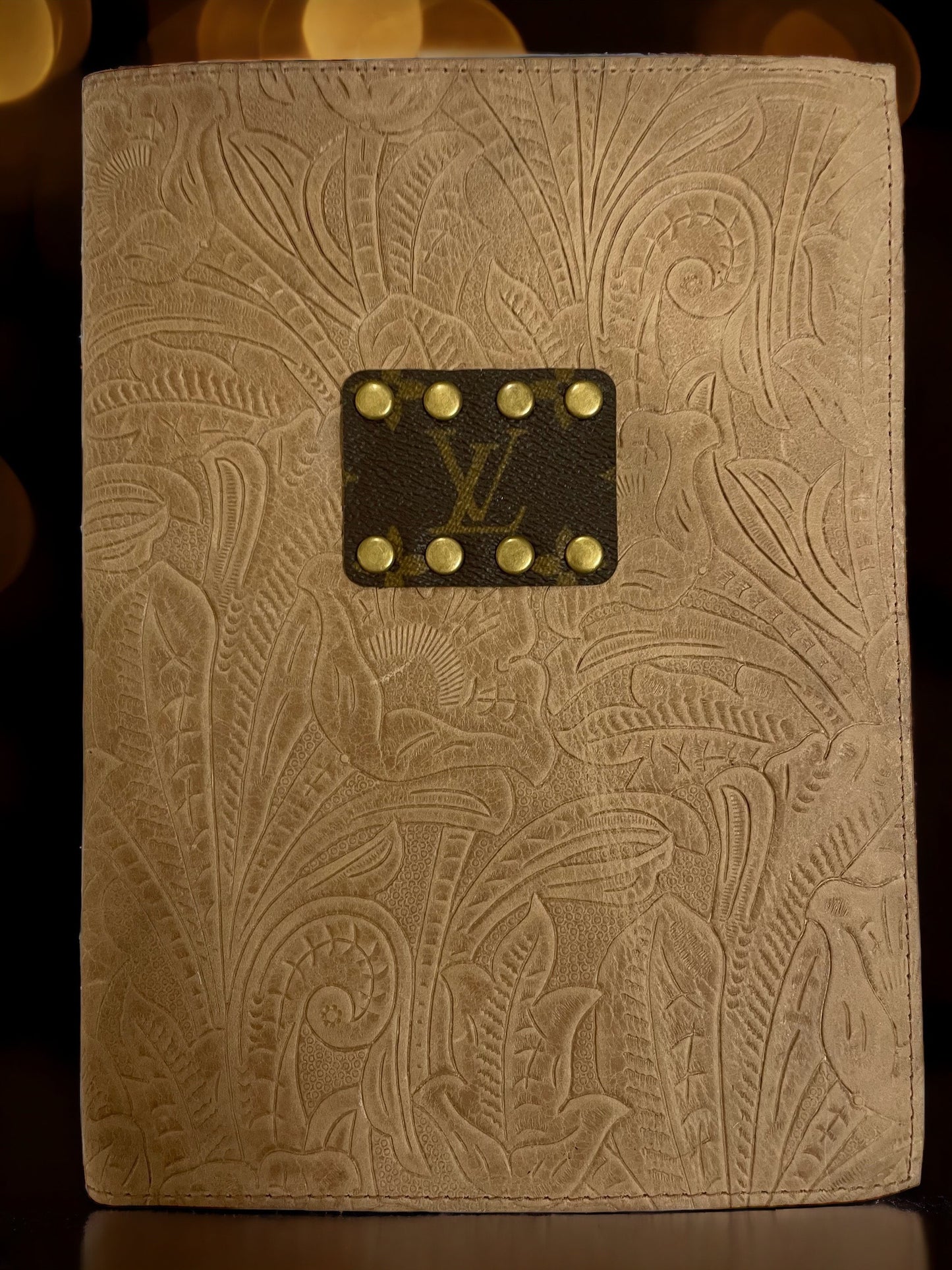 Dusty Trails Journal - Beige Paisley