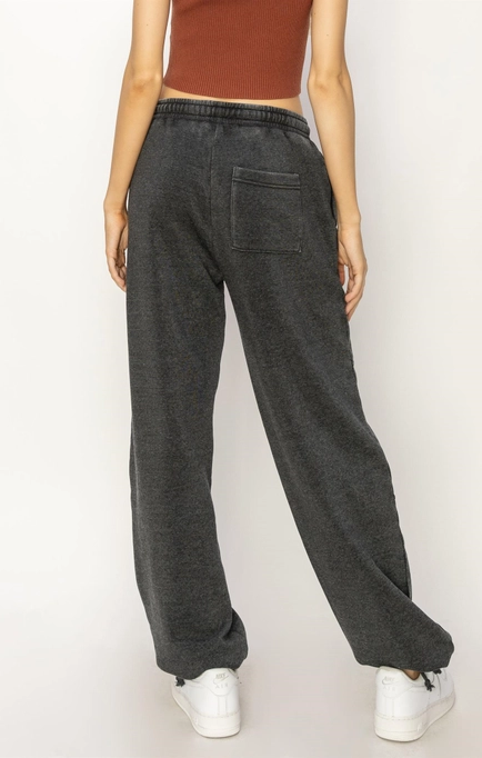 Black I High Waist I Wide Leg I Sweat Pants