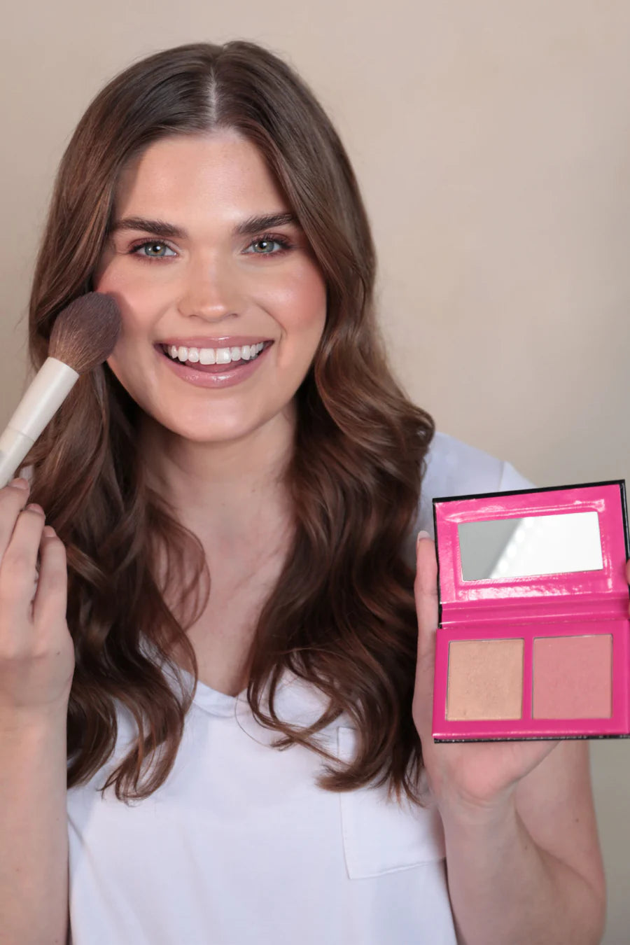 Blush and Highlighter Cheek Pallete | Side Hustle