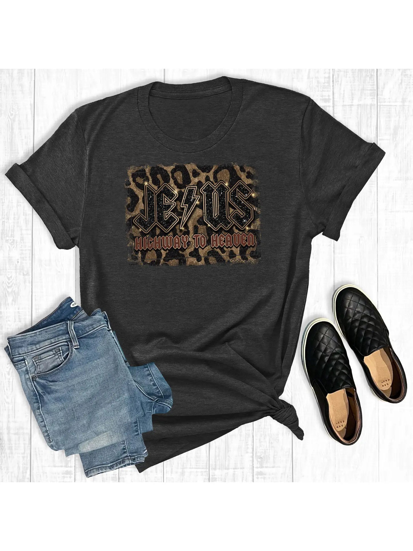 Jesus Highway to Heaven Tee