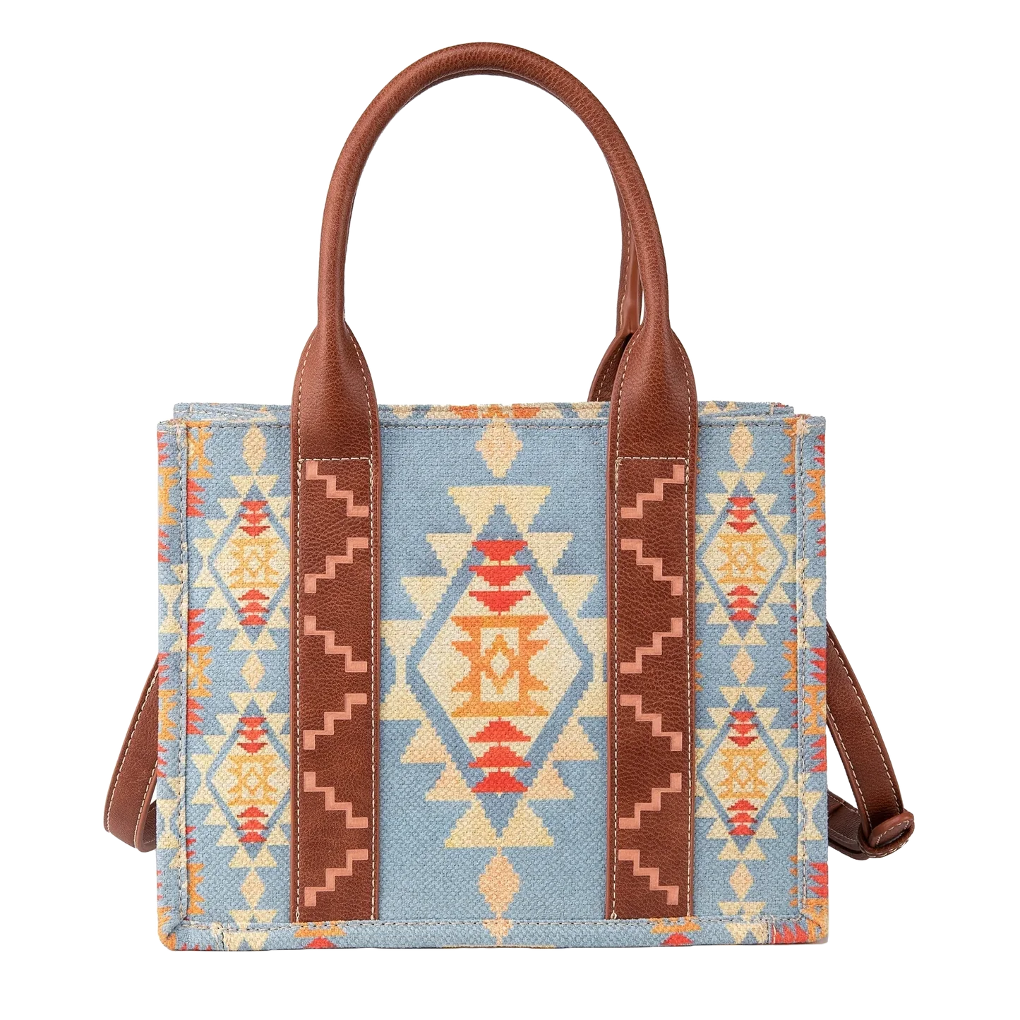 Wrangler Southwestern Crossbody - Brown/Blue