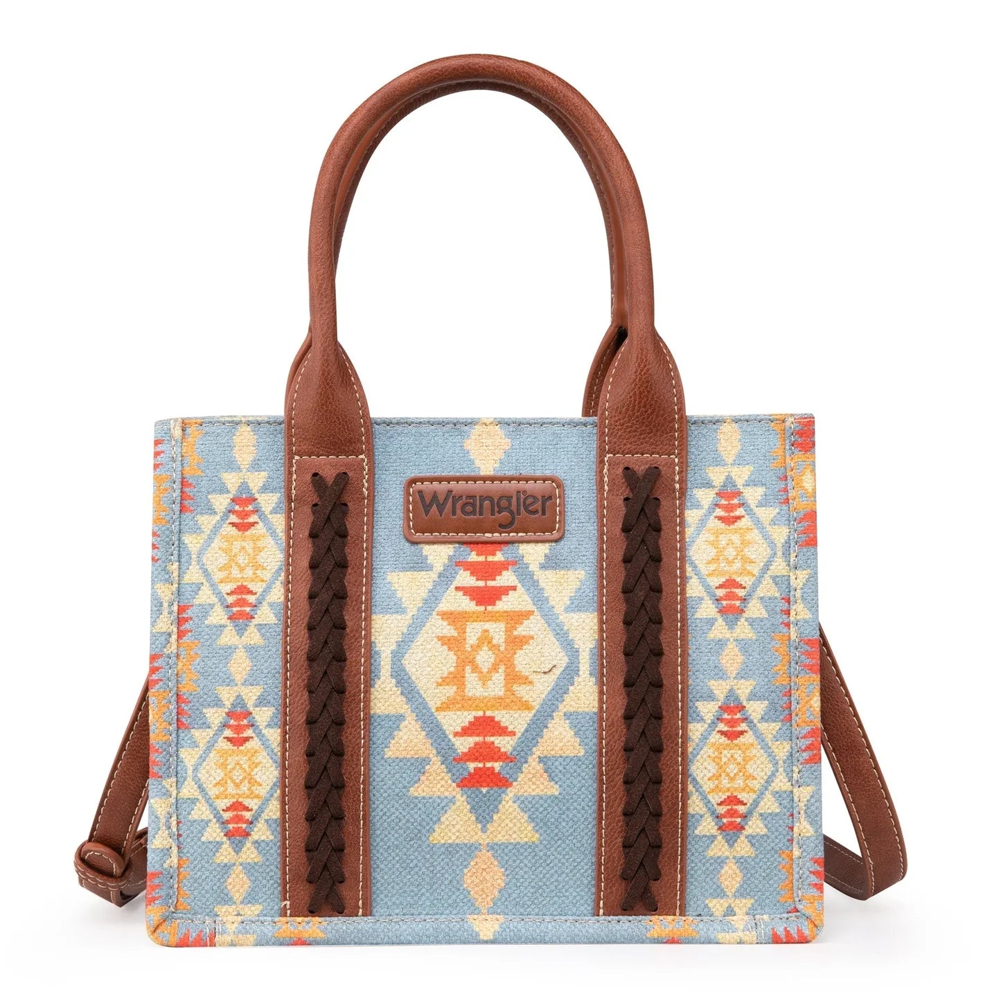 Wrangler Southwestern Crossbody - Brown/Blue