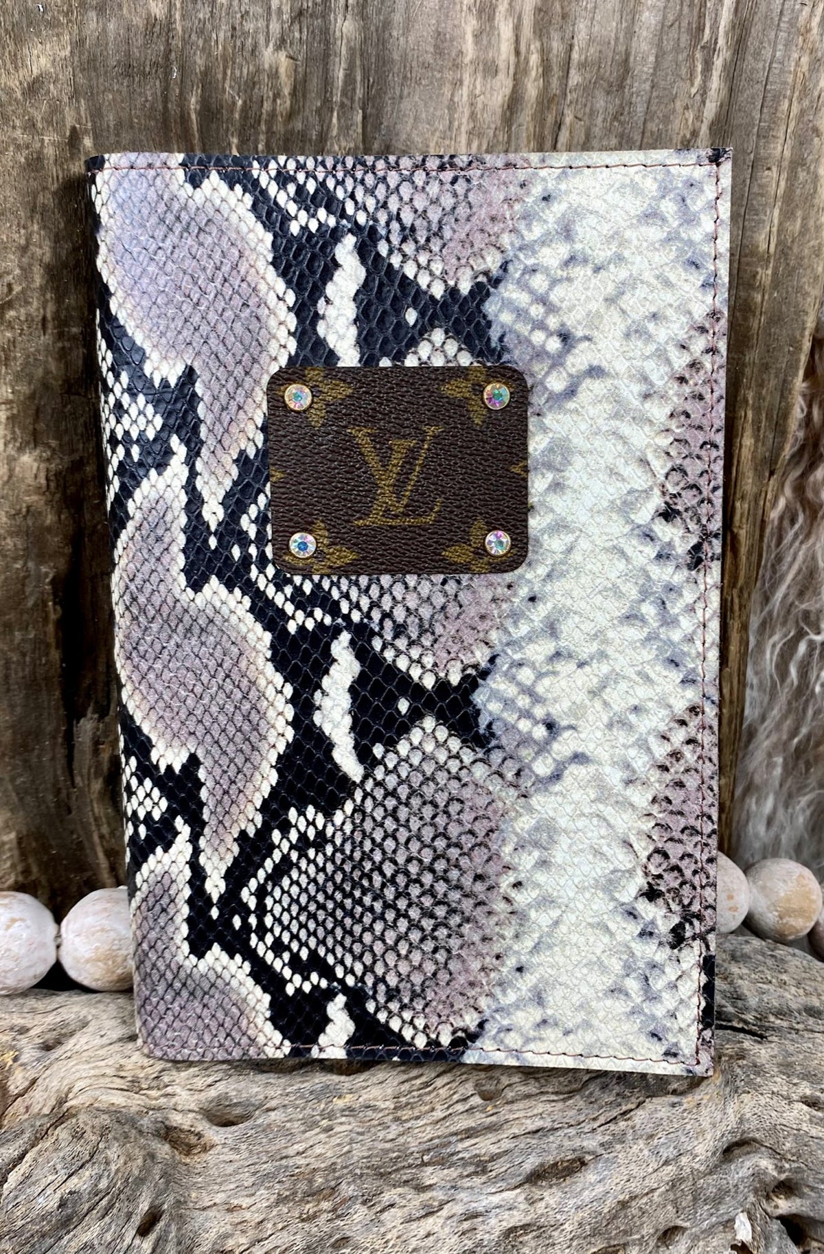 Upcycled Silver Creek Medium Journal - Python