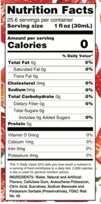Skinny Syrup | Sugar Free Strawberry Syrup