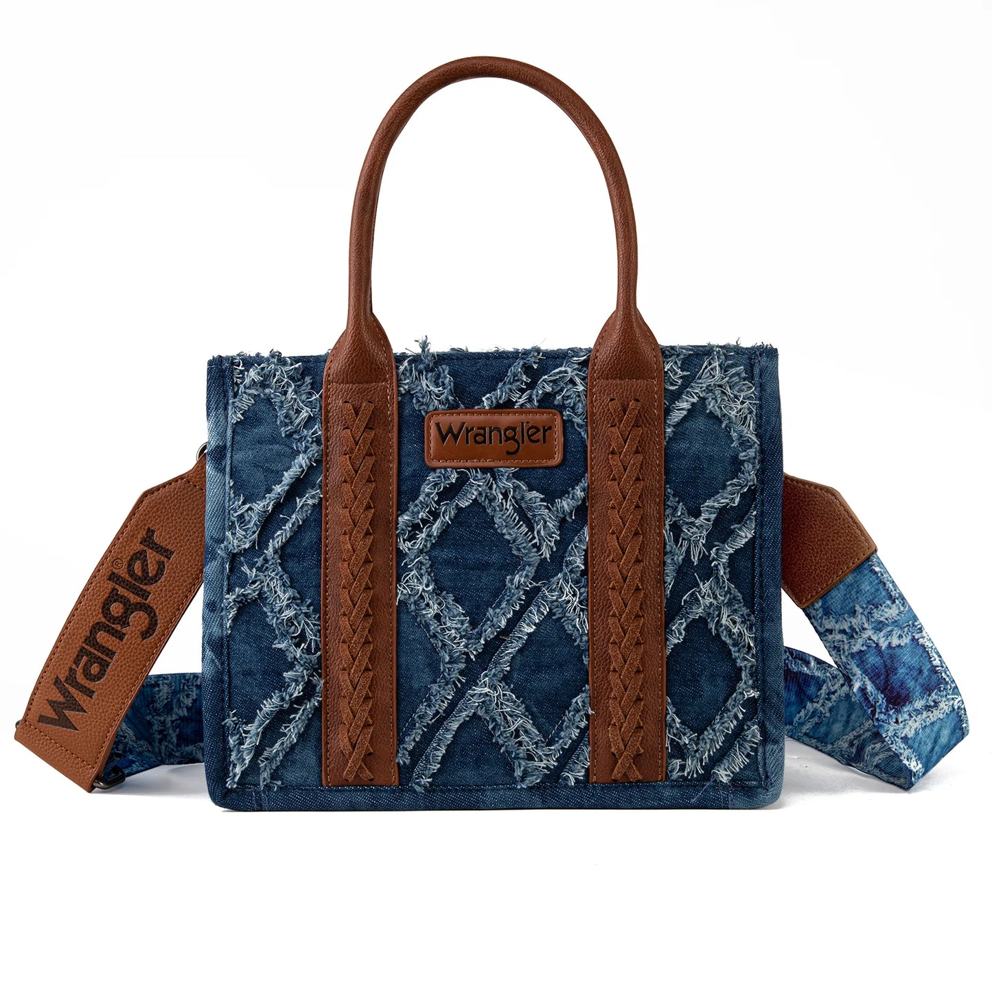 Wrangler Denim Frayed Crossbody