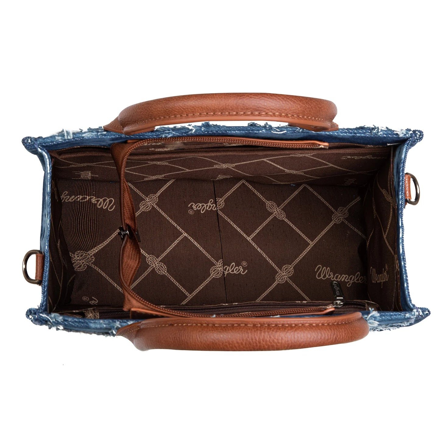 Wrangler Denim Frayed Crossbody