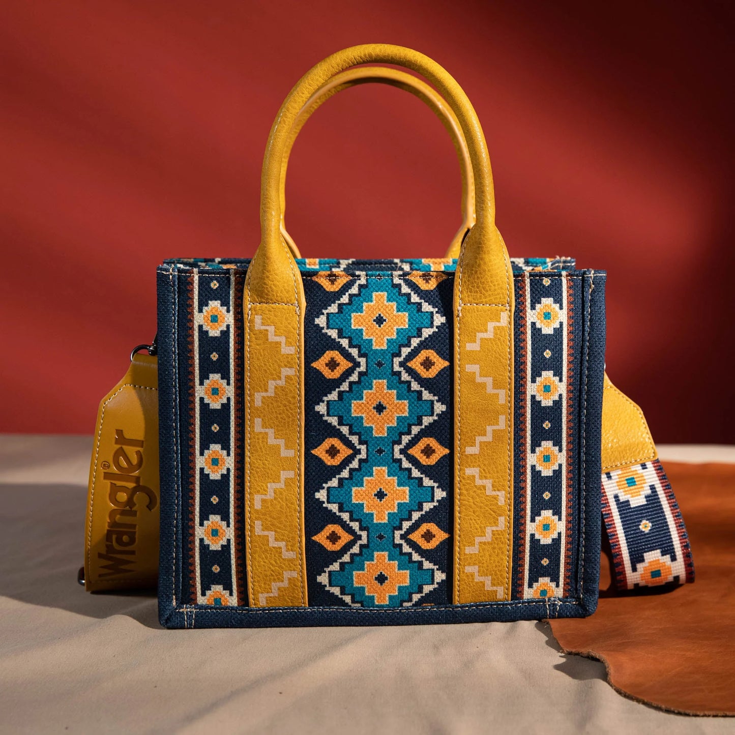 Wrangler Southwestern Crossbody - Mustard