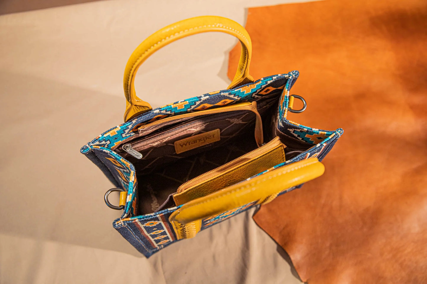 Wrangler Southwestern Crossbody - Mustard
