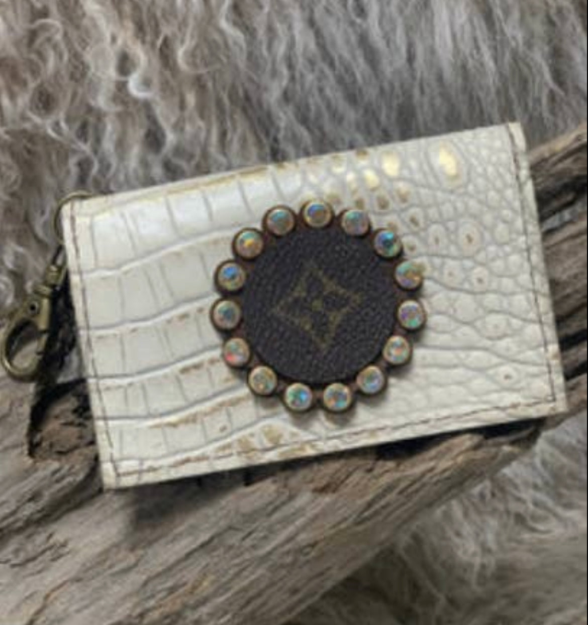 Upcycled Gold Becca Croc