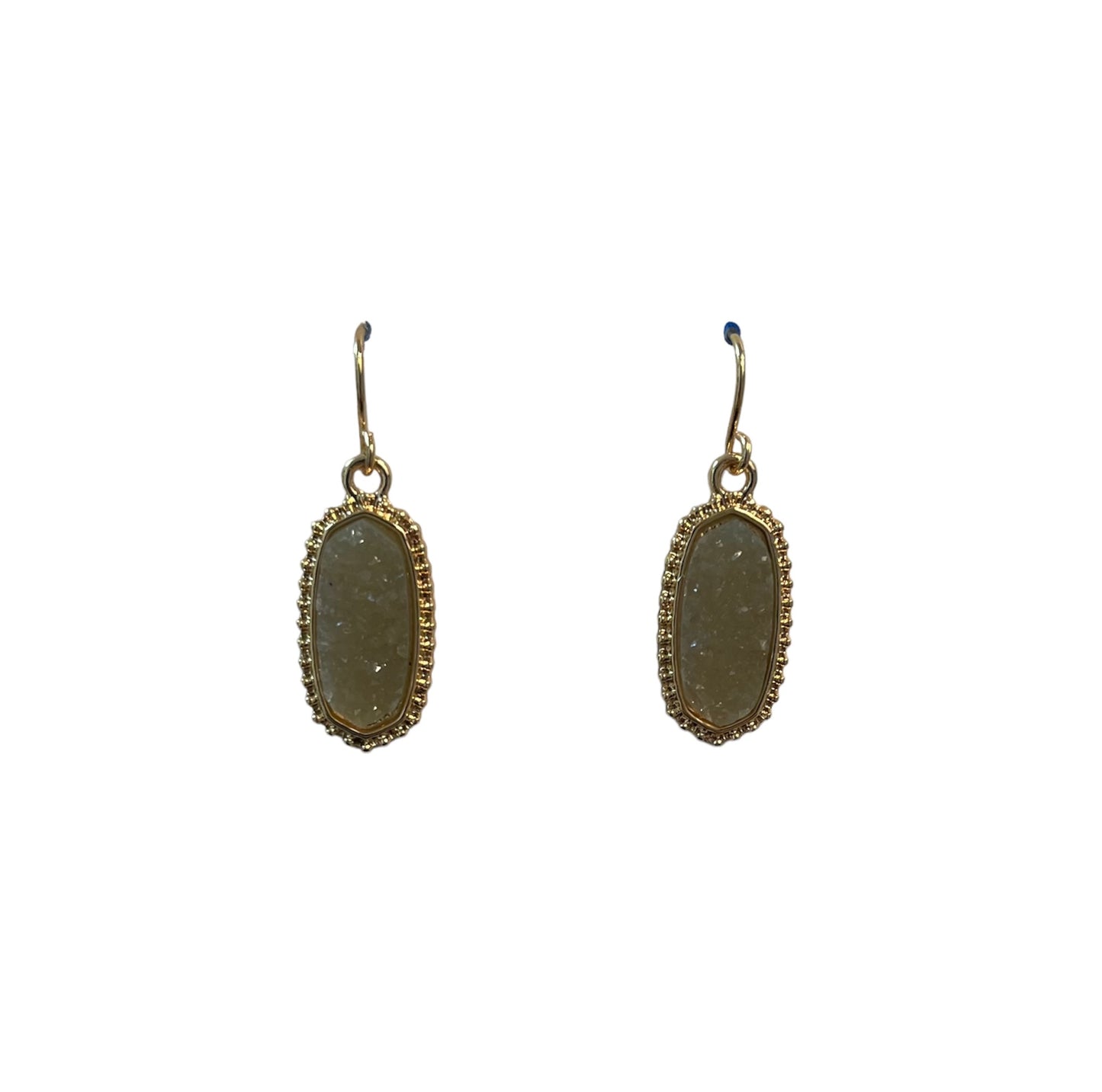 Druzy Dangle Earring-Seafoam