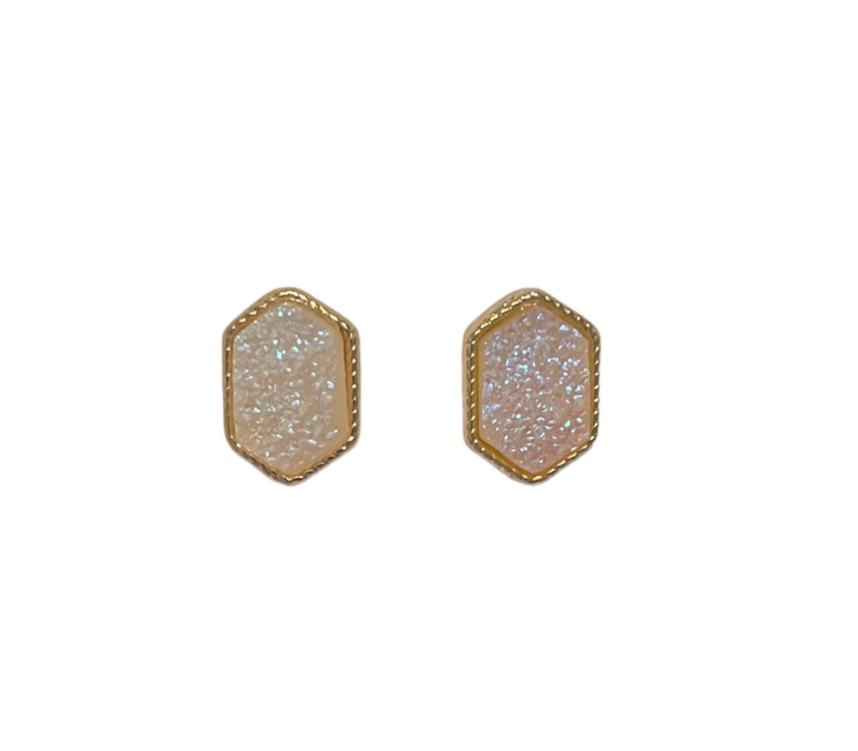 Stud Druzy Earrings