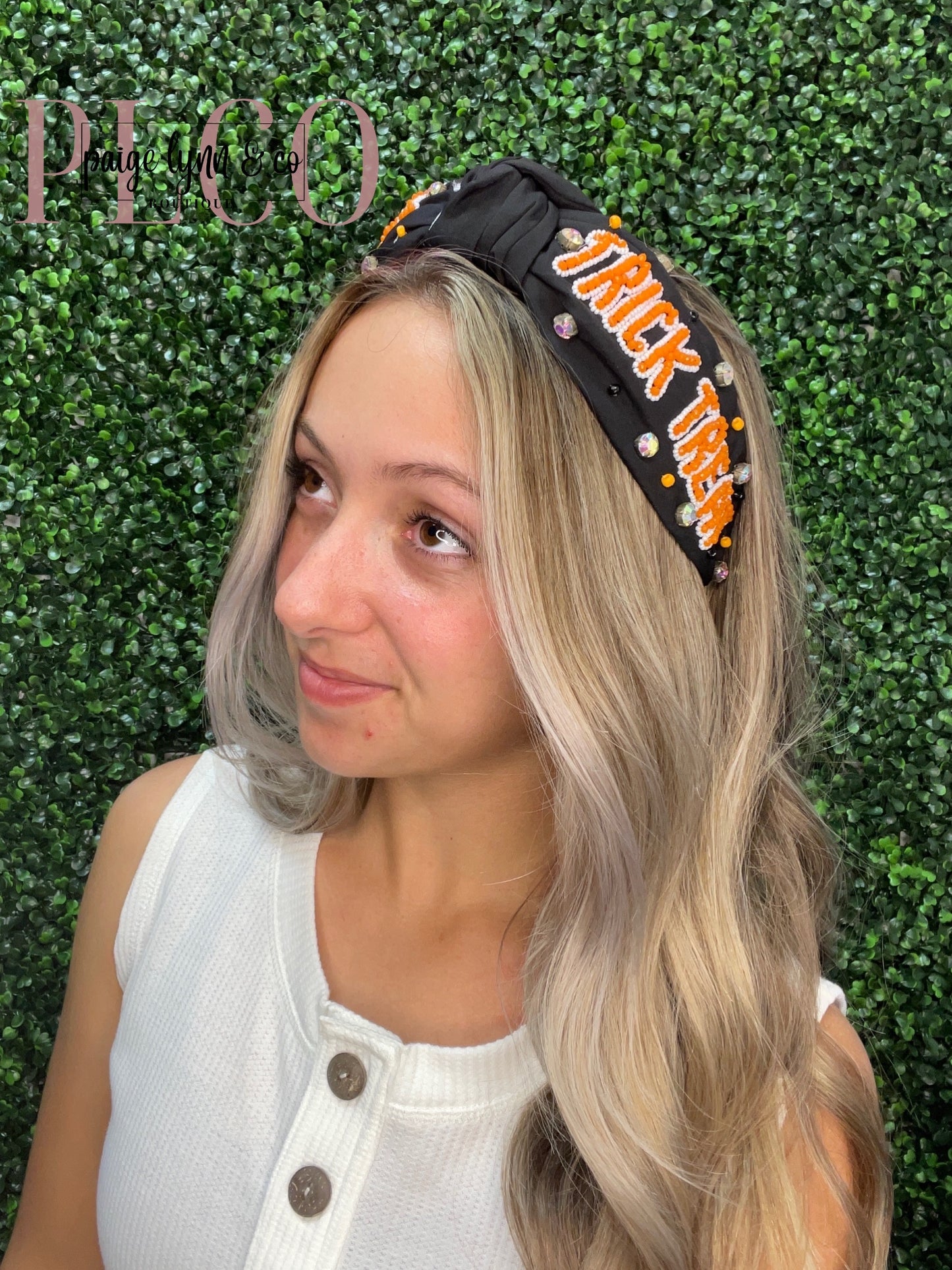Trick or Treat Seed Bead Headband