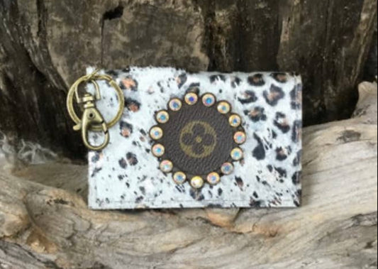 Upcycled Grey Collection Becca-Silver Leopard