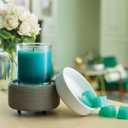 2-in-1 Classic Fragrance Warmer-Grey Texture