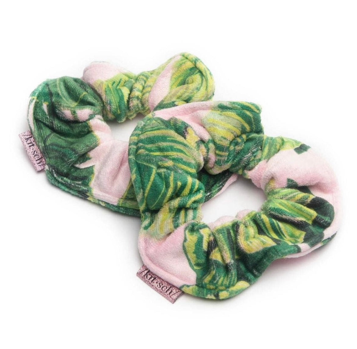 Towel Scrunchie - 2 Pack Palm Print