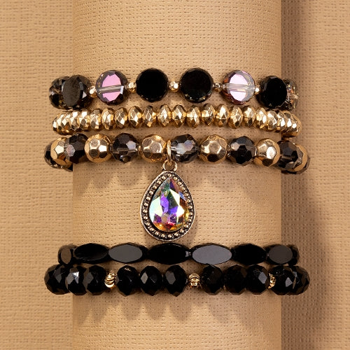 Stacked Rhinestone Bracelet