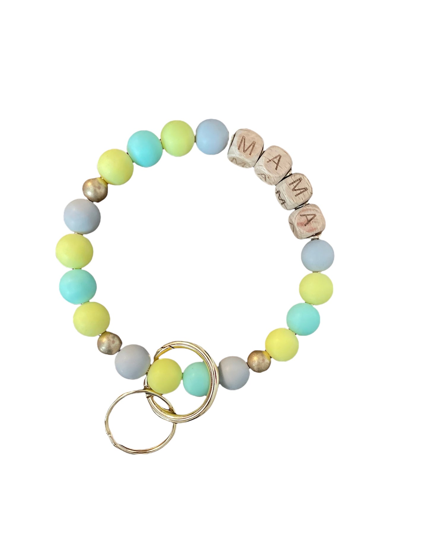 Beaded Bracelet Keychain