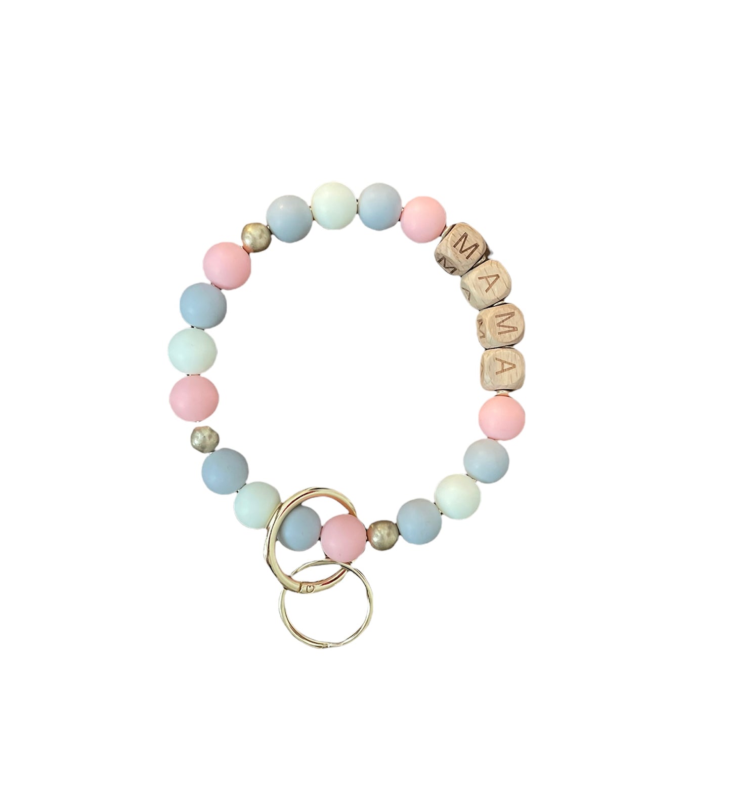Beaded Bracelet Keychain