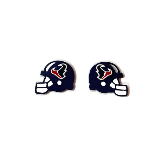 Texans Helmet Stud Earrings