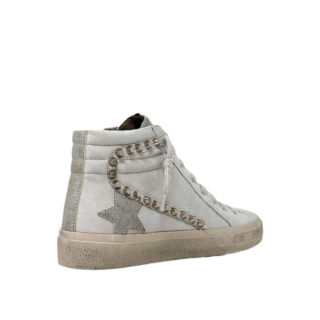 ShuShop | Riri | Grey Stud Sneaker