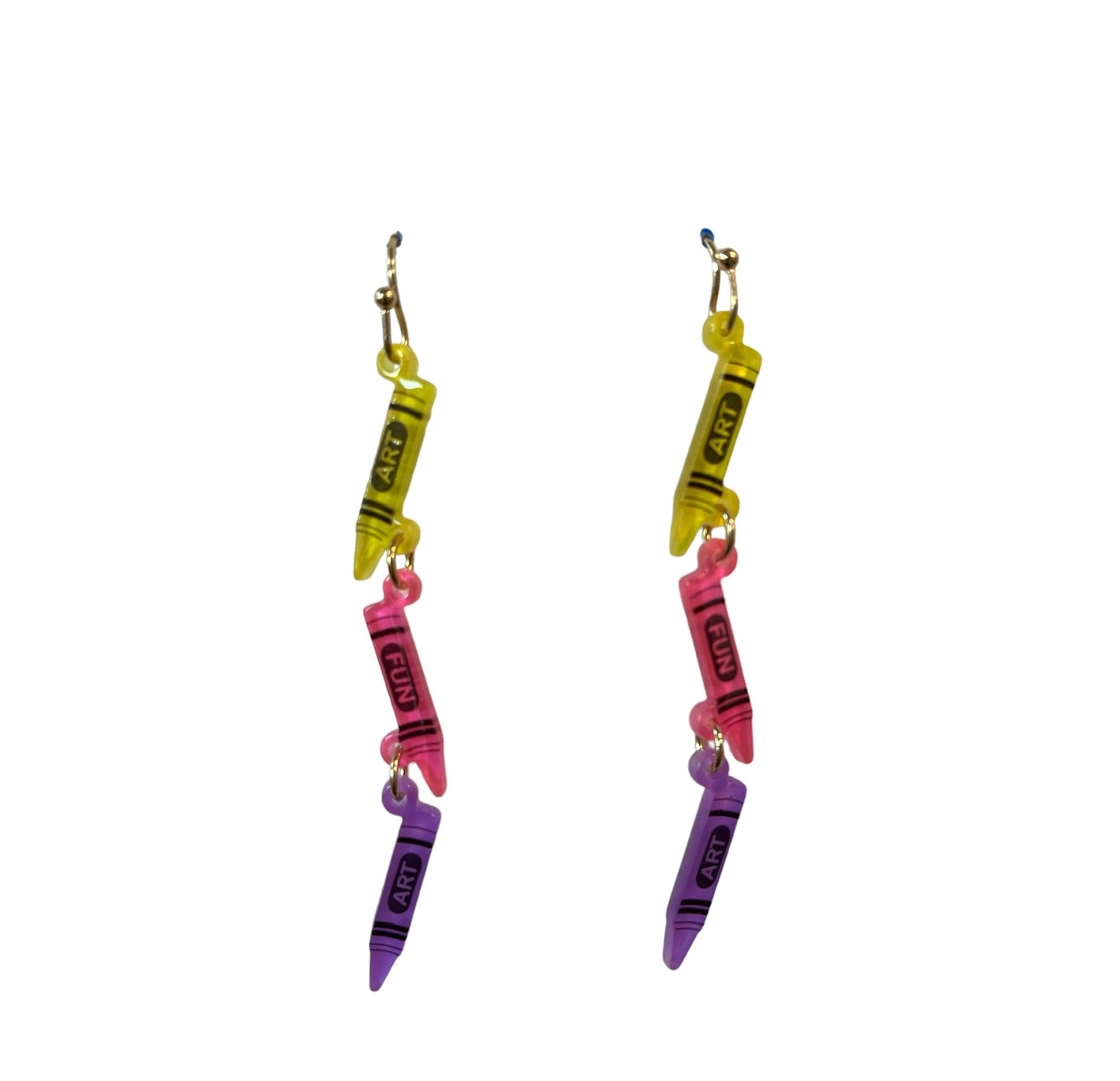Crayon Dangle Earrings