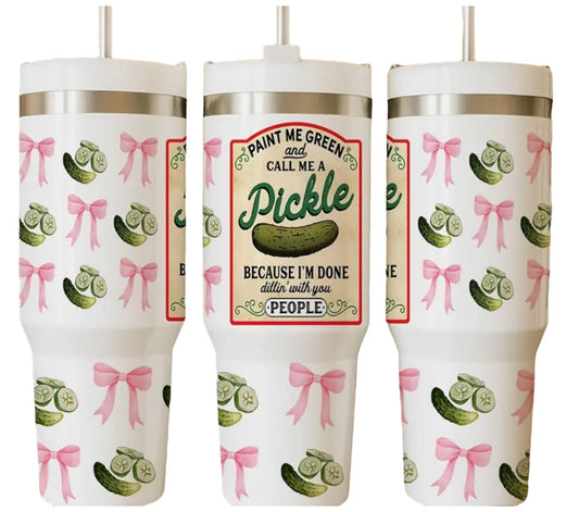 Bow Pickle Tumbler | 40 Oz