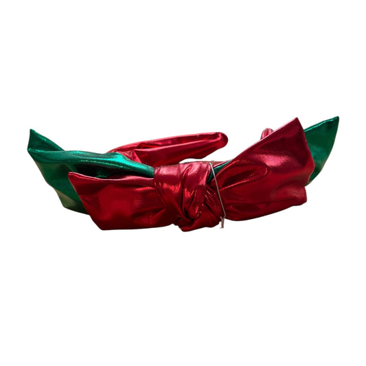 Metallic Red & Green Headband