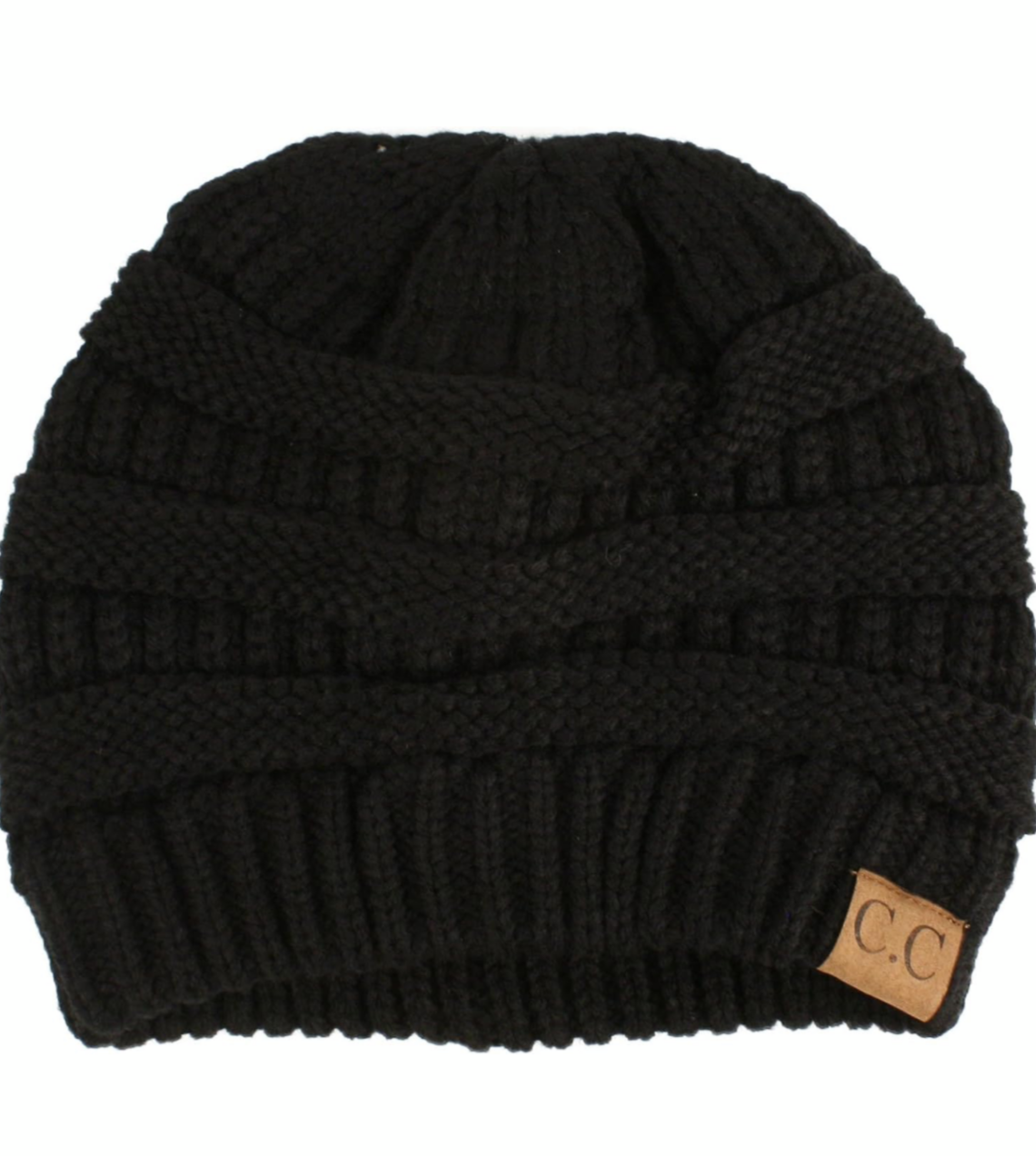 Classic CC Trendy Chunky Stretchy Cable Knit Beanie Hat