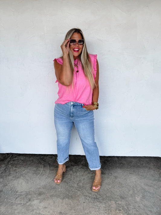 BLAKELEY | Alexie Straight Leg Cropped Jeans