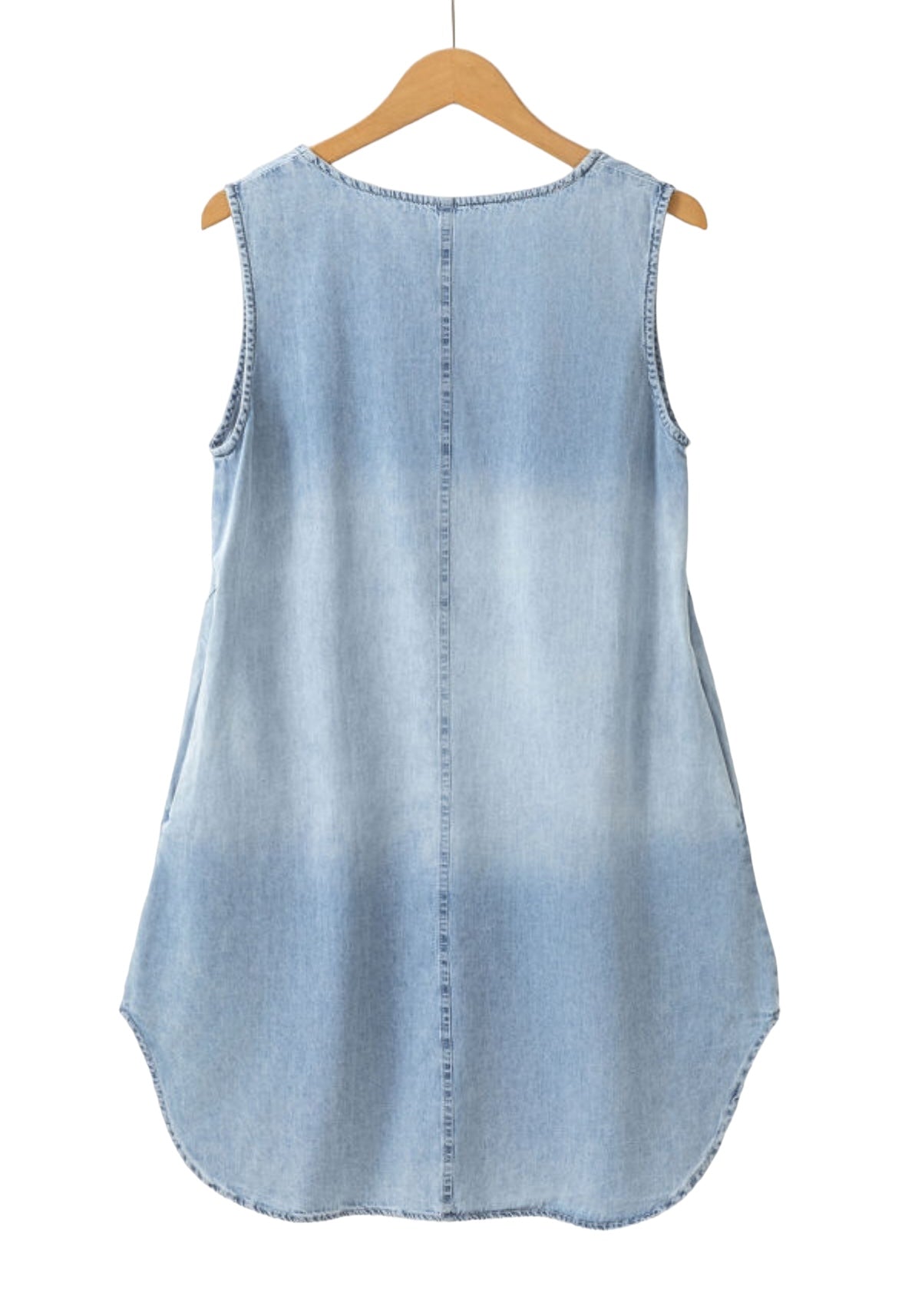 Short Sleeve Dress | Denim