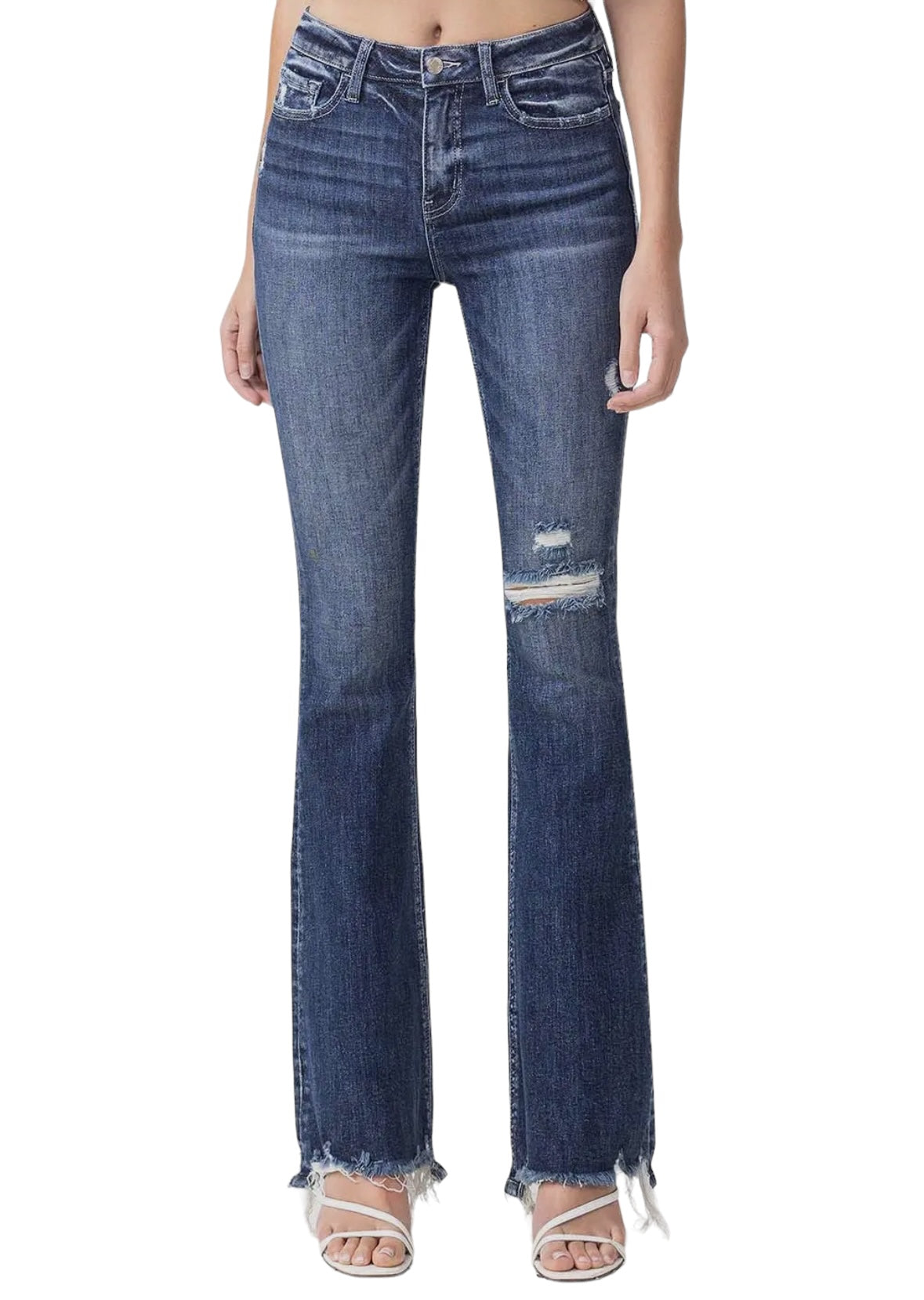 Dazzle Vervet High Rise Flare Jeans