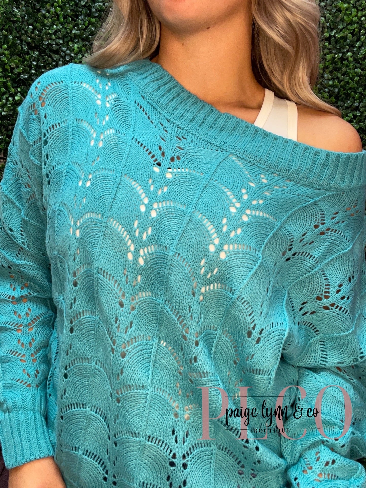 Knit Sweater Teal