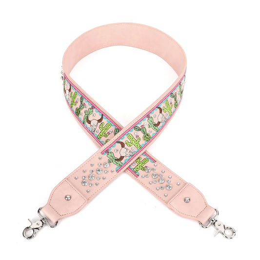 Montana West Guitar/Purse Strap - Pink