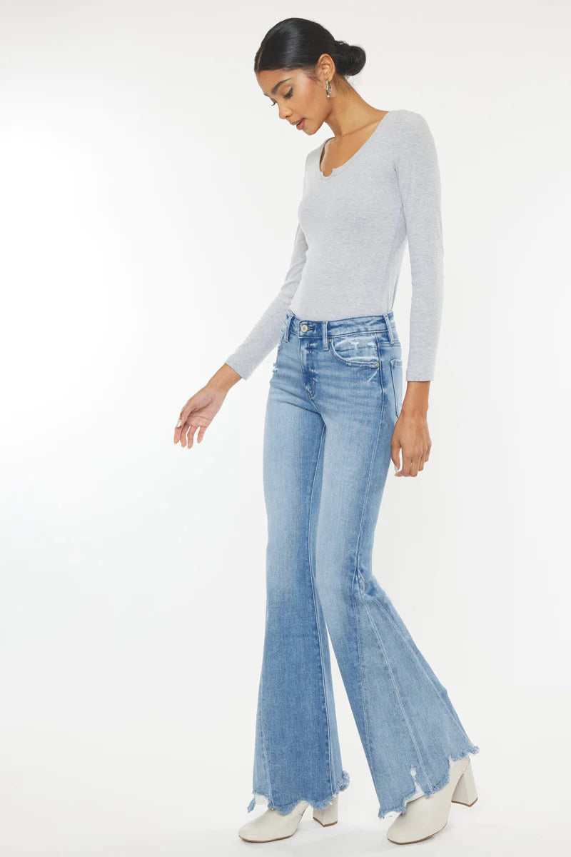 Rosecrans Mid Rise Flare Jeans - Kan Can