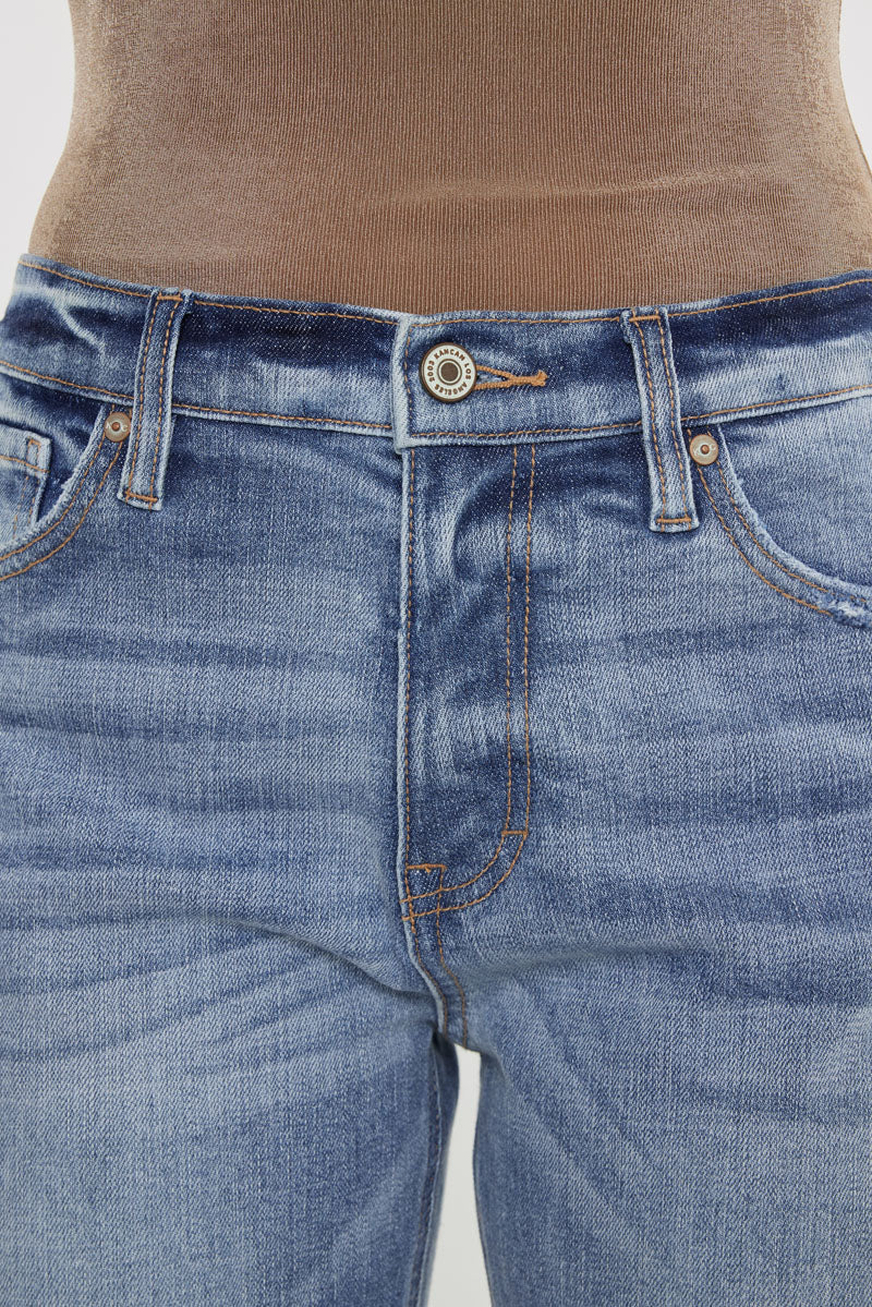 Tilda High Rise Slim Straight Jeans - KanCan