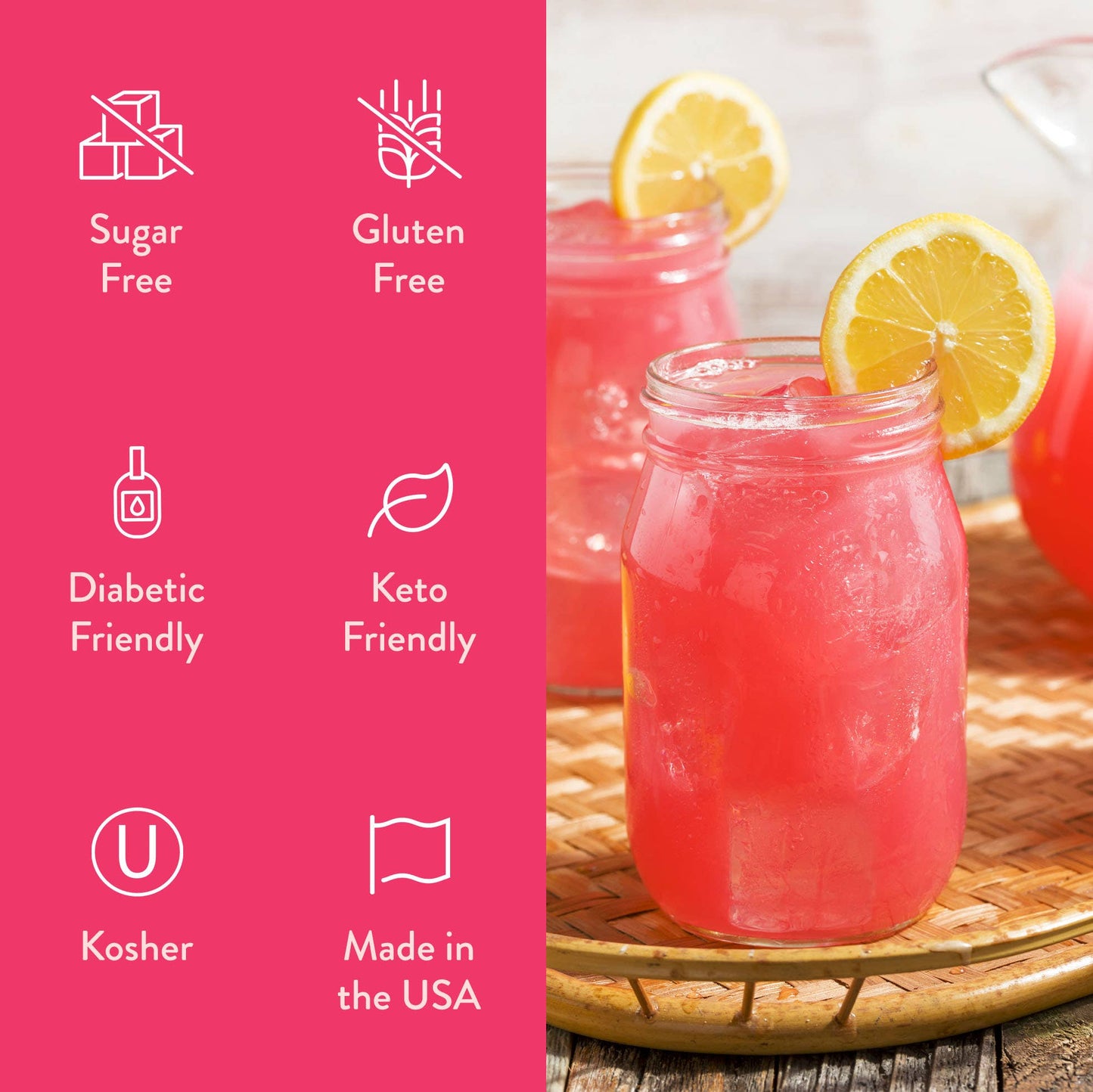 Skinny Syrup | Strawberry Lemonade Syrup Concentrate