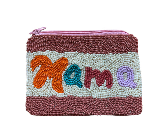 Seed Bead Mama Coin Purse