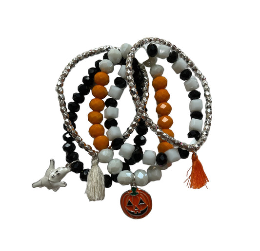 Stacked Halloween Bracelet Set