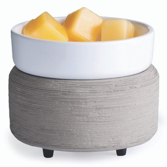2-in-1 Classic Fragrance Warmer-Grey Texture