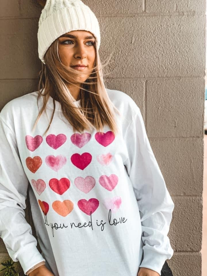 All You Need is Love Long-sleeve Top