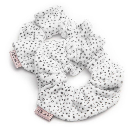 Towel Scrunchie 2 Pack - Micro Dot