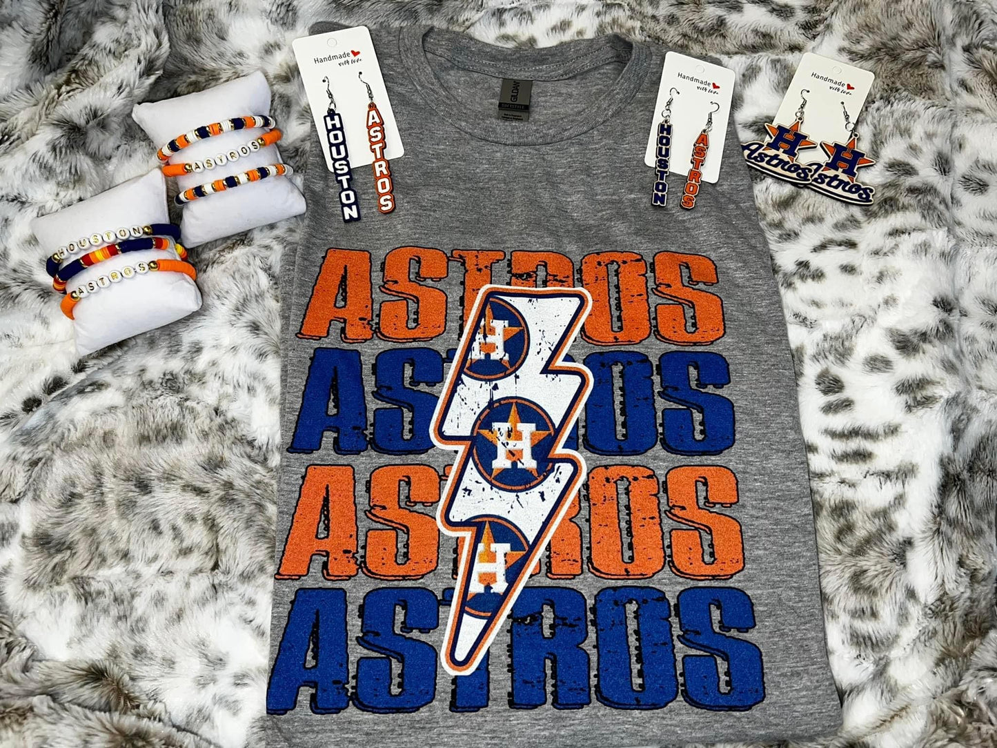 Astros Stacked Tee