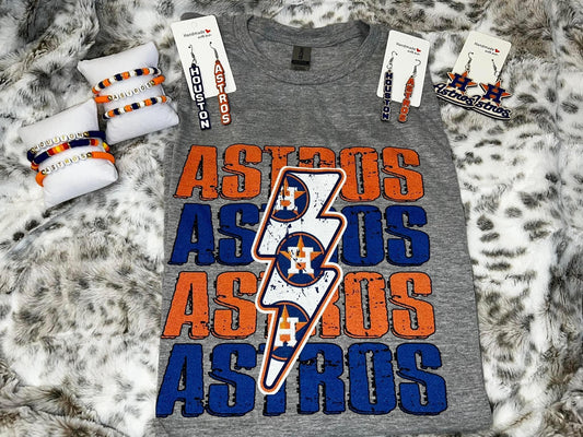 Astros Stacked Tee