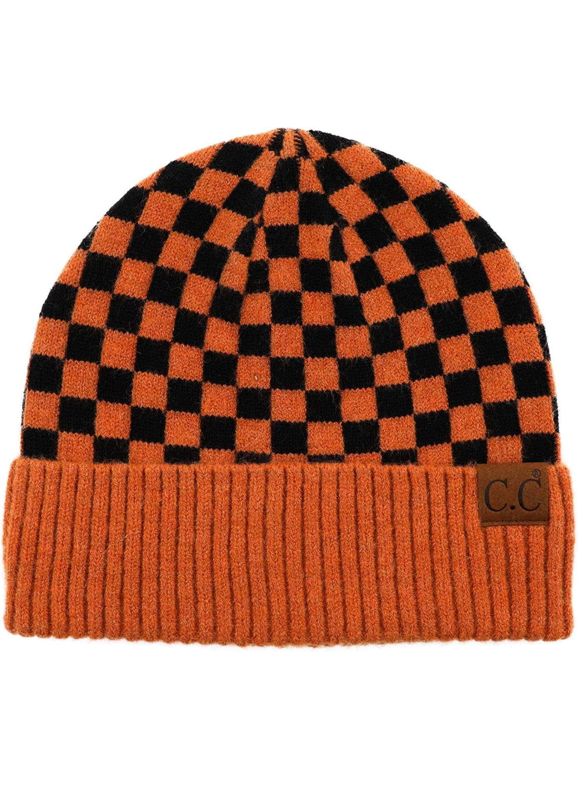 CC Checkered Beanie