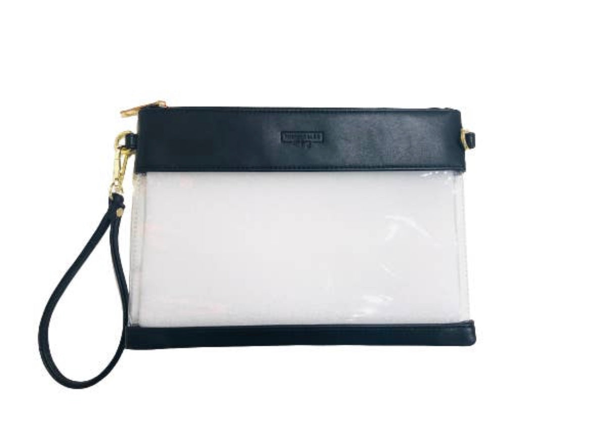 Clear Gameday Wristlet